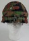 Post Ww2 European Military Helmet W/ Cover Swiss