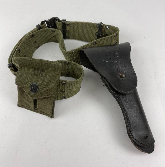 Vietnam War Colt 1911 Holster Belt And Mag Pouch | Guns & Military  Artifacts Militaria Vietnam War Collectibles | Online Auctions | Proxibid