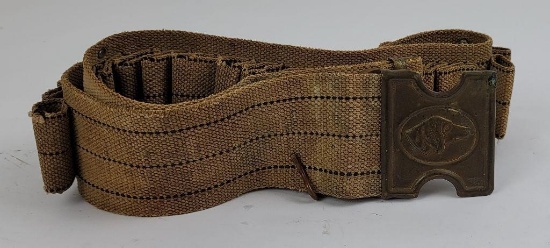Indian Wars Mills Dogs Head Shotgun Belt