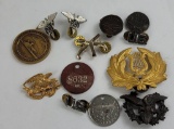 Lot Of Assorted Military Pins Ww1 Vietnam