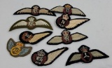 Lot Of British Commonwealth Flight Wings