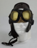 Ww2 Russian Flight Helmet And Goggles
