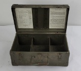 Ww2 M1944 Barber Shaving Kit Box