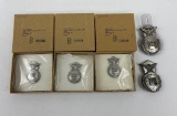 Lot Of 5 Us Air Force Police Badges