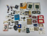 Large Lot Of Us Military Pins Badges