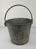 Ww2 Us Army Quartermaster Galvanized Bucket