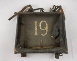 Civil War 19th Infantry Regiment Leather Haversack