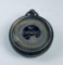 Antique Aneroid Pocket Barometer Silver Case
