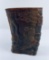Chinese Carved Ox Horn Brush Pot