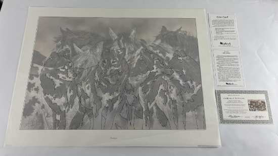 Judy Larson Packherd Signed And Numbered Print