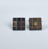 Fine Vintage Sterling Silver Men's Cufflinks