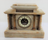 Jean Vincenti French Marble Mantle Clock