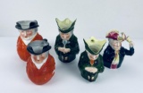 Antique Royal Bayreuth Town Crier Creamers