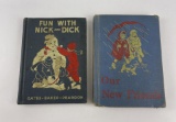 Pair Of Antique Dick Nick And Jane Reader Books