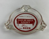 Great Falls Select Montana Beer Ashtray