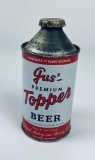 Gus Topper Kalispell Montana Cone Top Beer Can