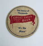 Great Falls Lager Montana Beer Coaster