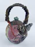 Sumida Banko Japanese Pottery Teapot