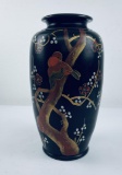 Japanese Export Black Painted Vase