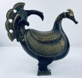 Republican Period Chinese Bronze Duck Water Pot
