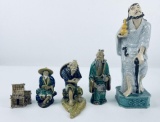 Lot Of Chinese Mud Men Figures