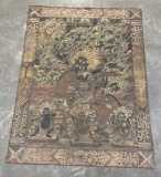 Tibetan Thangka Painting On Cloth