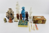 Lot Of Chinese Ceramics And Carvings