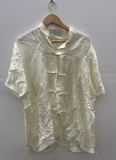 Vintage Jade Jade Jade Silk Chinese Robe Top