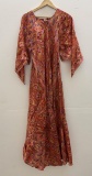 1970's Vintage Women's Sheer Evening Gown