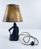 Vintage Spelter Pirate Lamp