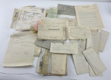 Large Grouping Of Antique Montana Paperwork
