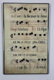 Illuminated Vellum Sheet Music