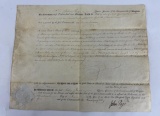 1804 Commonwealth Of Virginia Land Indenture Deed