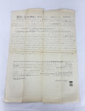 1844 Commonwealth Of Virginia Land Indenture Deed