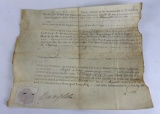 1794 Commonwealth Of Virginia Land Indenture Deed
