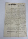 1839 Commonwealth Of Virginia Land Indenture Deed