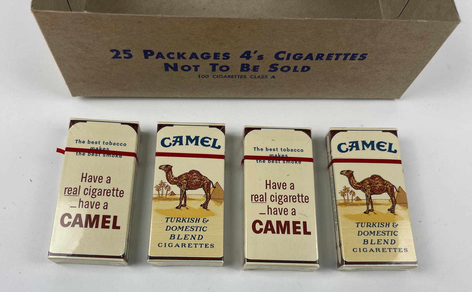 Vietnam 4 Packs Of Camel Cigarettes For Helmets