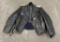 Leather Motorcycle Bikers Jacket 1950s Nazi Emblem