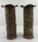 Pair Of 1915 Canadian Ww1 Trench Art Shells