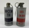 Pair Of Inert Gas And Thermite Grenades