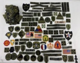 Large Grouping Of Vietnam Era Us Army Patches