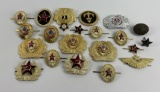 Group Of Russian Military Hat Insignia