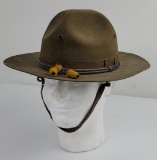 Ww1 Campaign Hat W/ Chemical Corps Cord