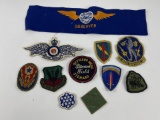 Lot Of Assorted Military Patches Ww2 Vietnam