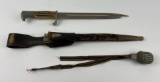 Ww2 Nazi German Police Bayonet Stag