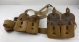 French Lebel Belt Pouches And Shoulder Straps