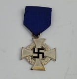 Ww2 Nazi Germany 25 Year Faithful Service Medal