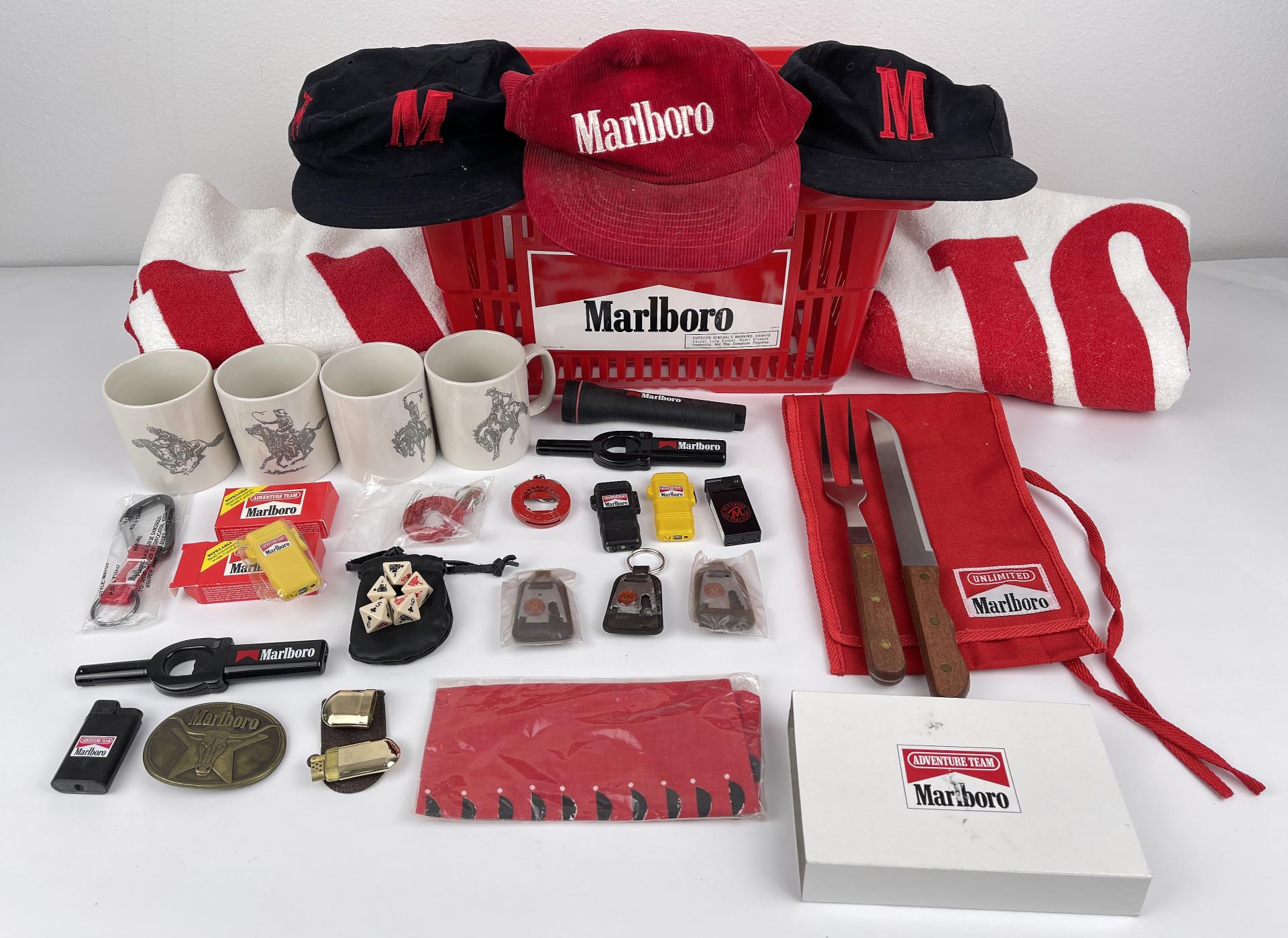 marlboro cigarettes merchandise Lot Of Vintage Marlboro Cigarettes Advertising