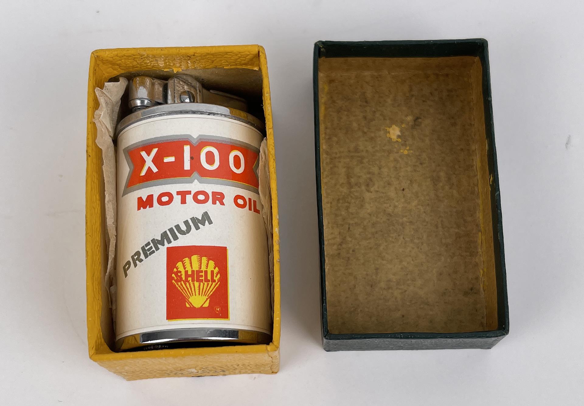 SHELL OIL CAN