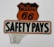 Phillips 66 Safety Pays License Plate Topper
